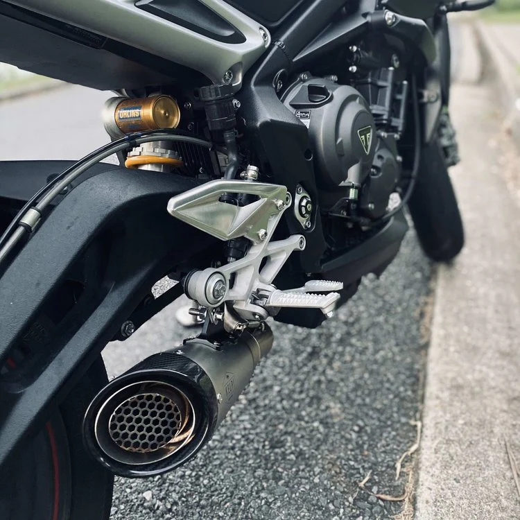 TRIUMPH 765/660 (2017-2022) STREET TRIPLE SLIP-ON EXHAUST - Image 9