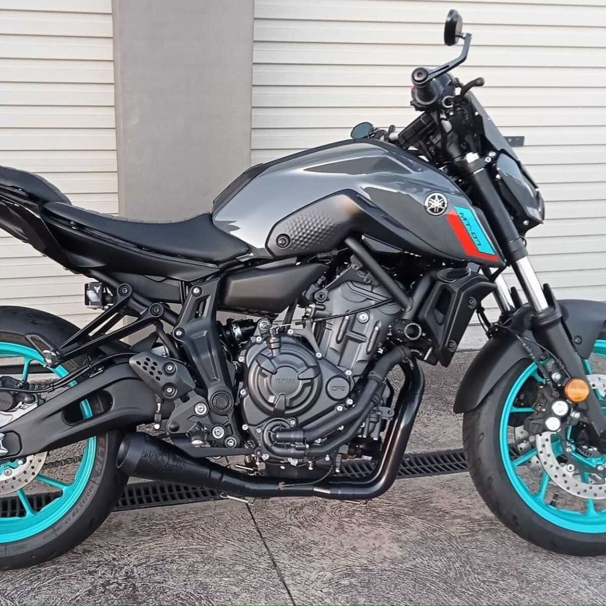 YAMAHA MT07 (2014-2026+) FULL STAINLESS EXHAUST SYSTEM - Image 12