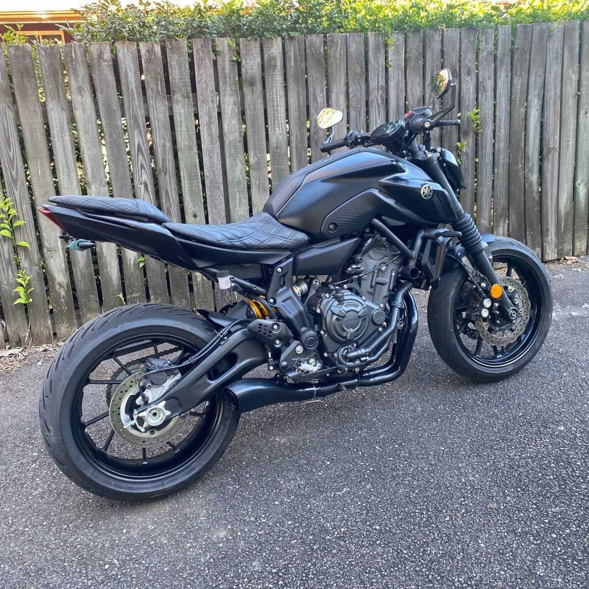 YAMAHA MT07 (2014-2026+) FULL STAINLESS EXHAUST SYSTEM - Image 16