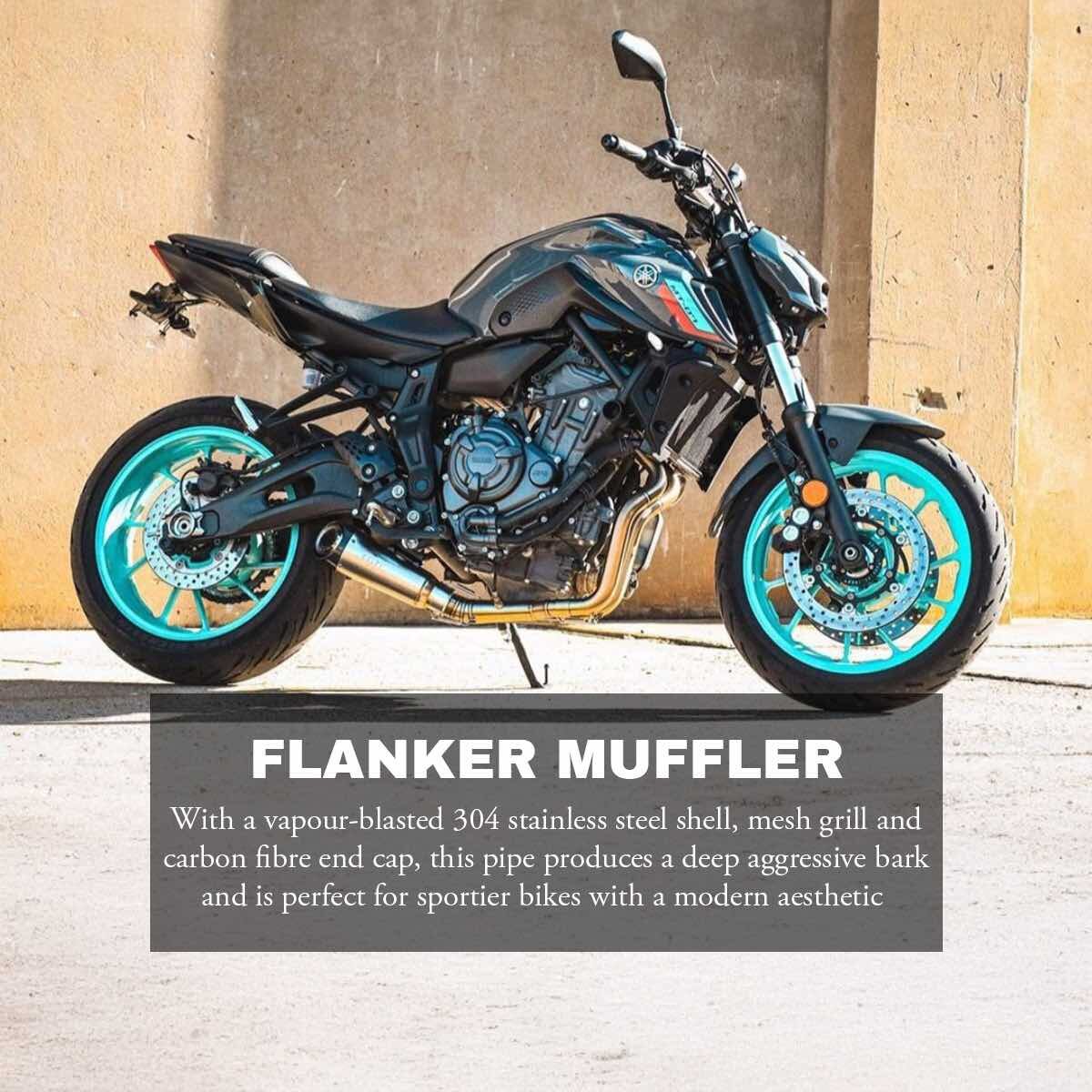 YAMAHA MT07 (2014-2026+) FULL STAINLESS EXHAUST SYSTEM - Image 5