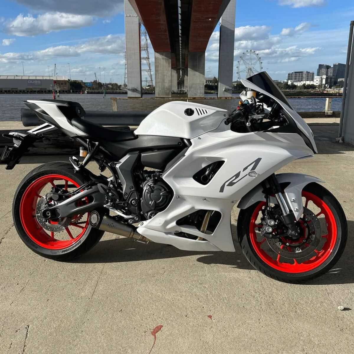 YAMAHA R7 (2022-2026+) FULL STAINLESS EXHAUST SYSTEM - Image 13