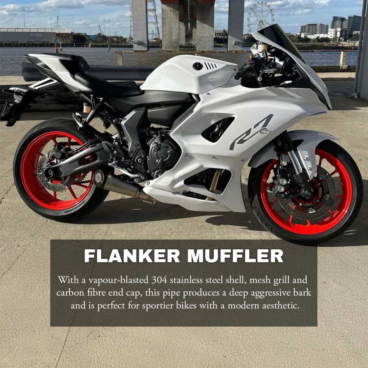 YAMAHA R7 (2022-2026+) FULL STAINLESS EXHAUST SYSTEM - Image 15