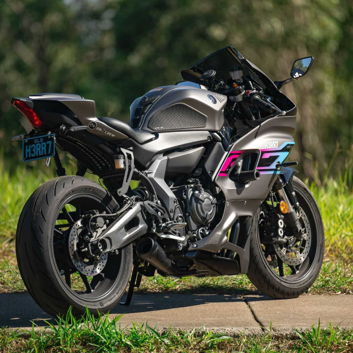 YAMAHA R7 (2022-2026+) FULL STAINLESS EXHAUST SYSTEM - Image 6