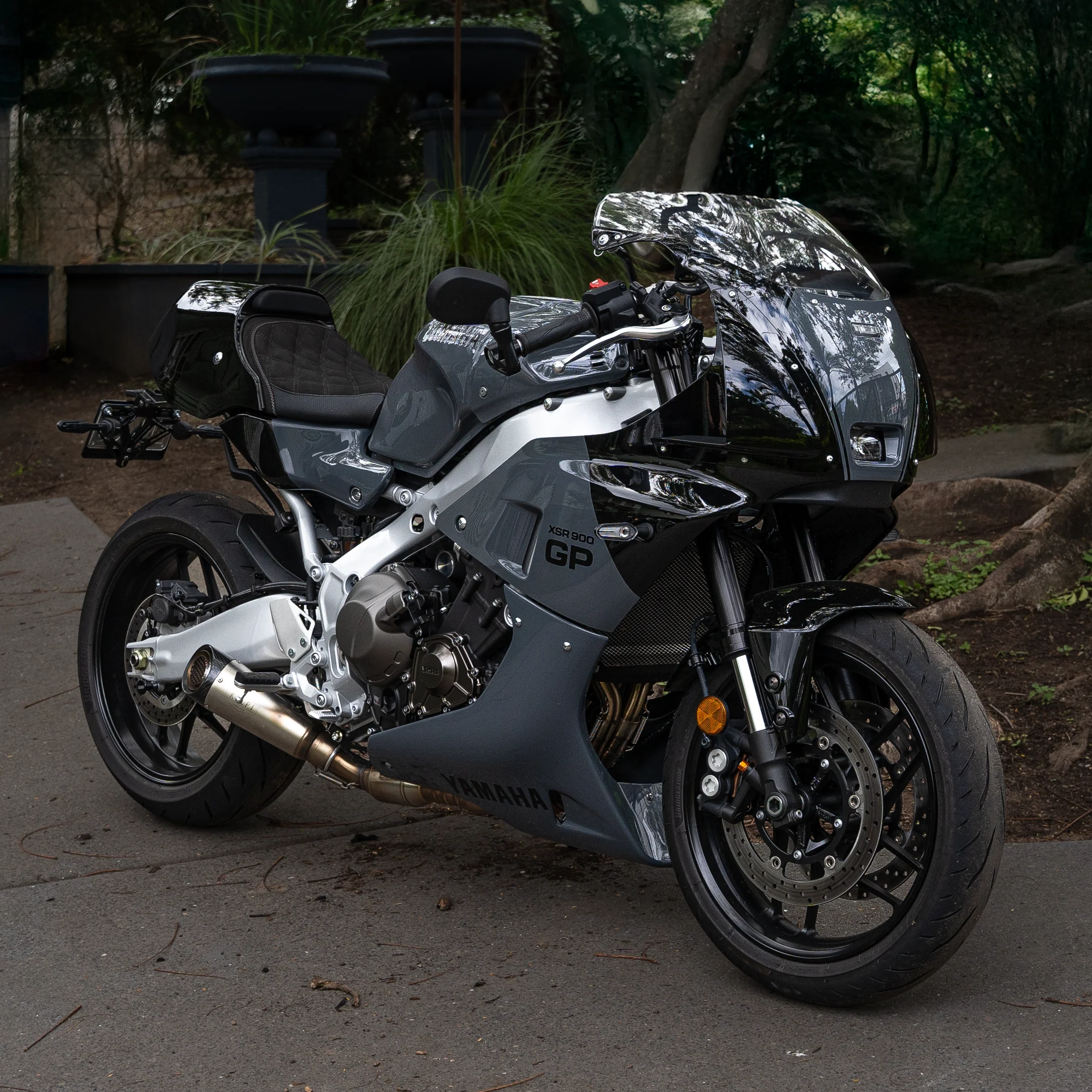 YAMAHA XSR900 (2022-2026+) FULL STAINLESS EXHAUST SYSTEM - Image 11