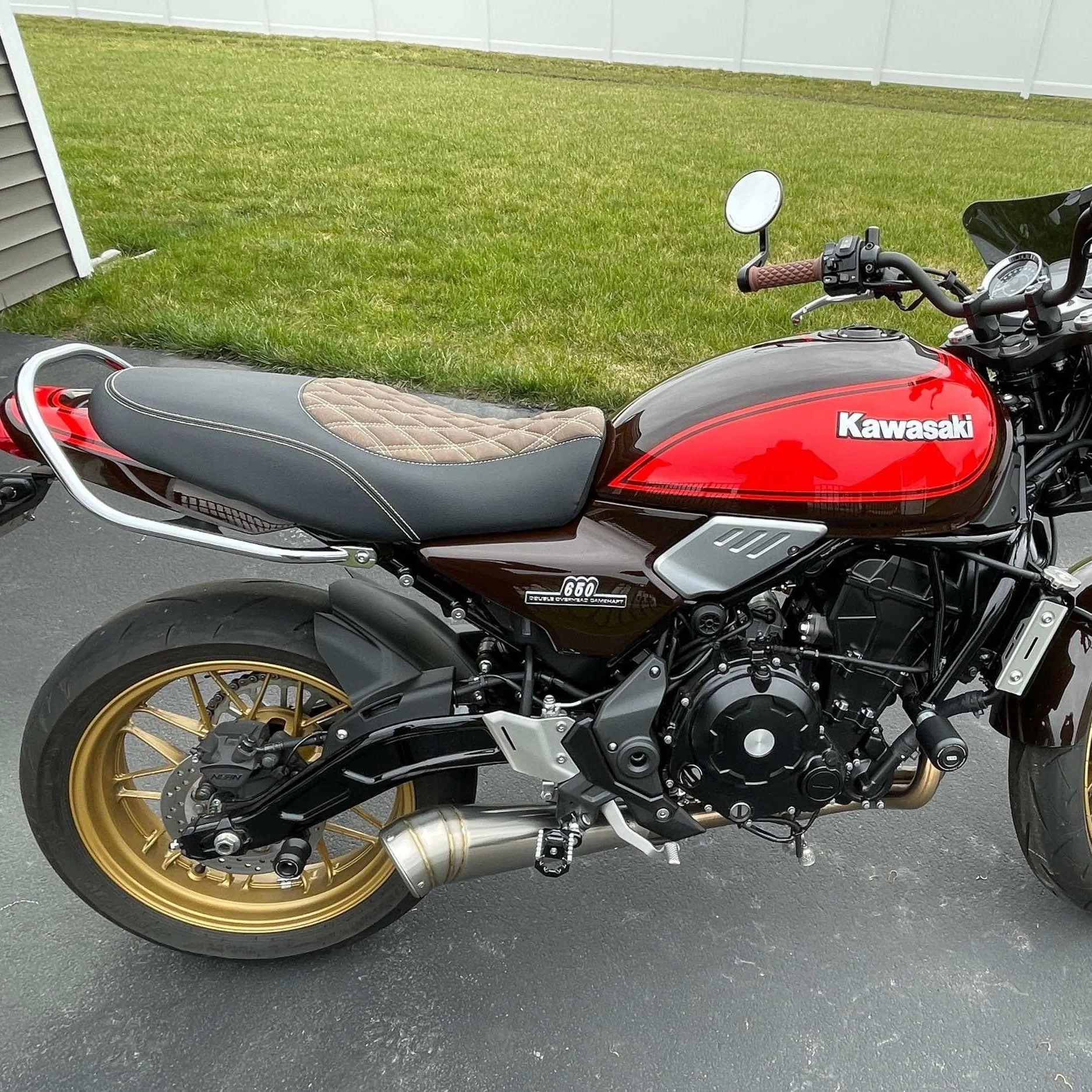 KAWASAKI Z650RS (2022-2026+) CUSTOM SEAT TRIM - Image 8